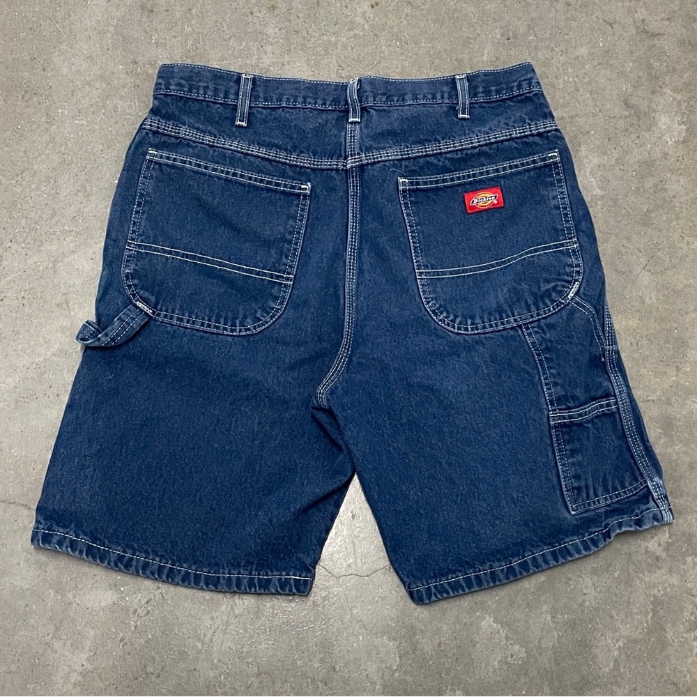 Vintage Y2K Dickies Workwear Loose Fit Baggy Skater Jean Shorts Measured 34”
